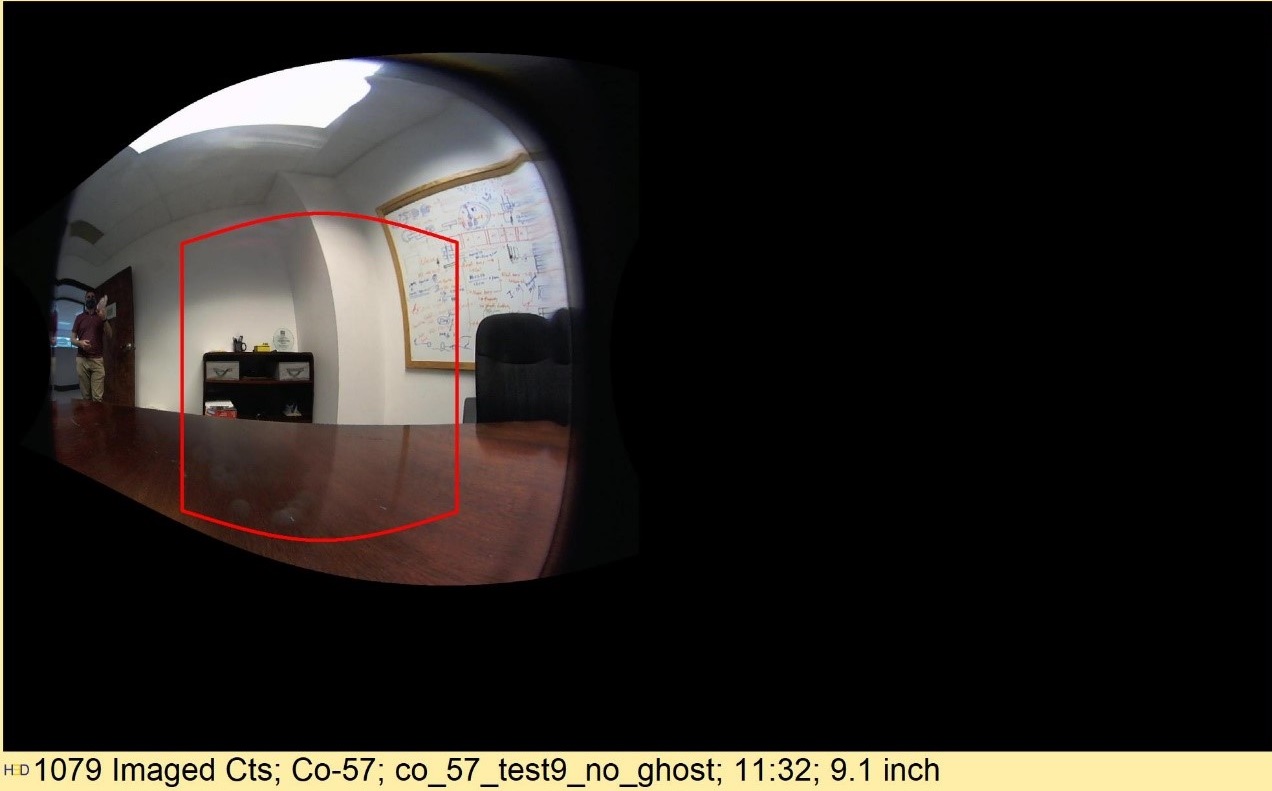 Source outside of partially coded field of view does not cause ghosting