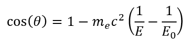 Compton scatter equation